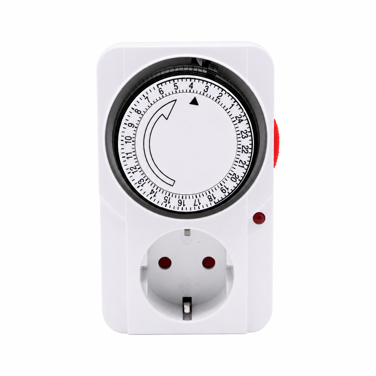 24 Hours Plug in Timer Mechanical with Adapter & Converter