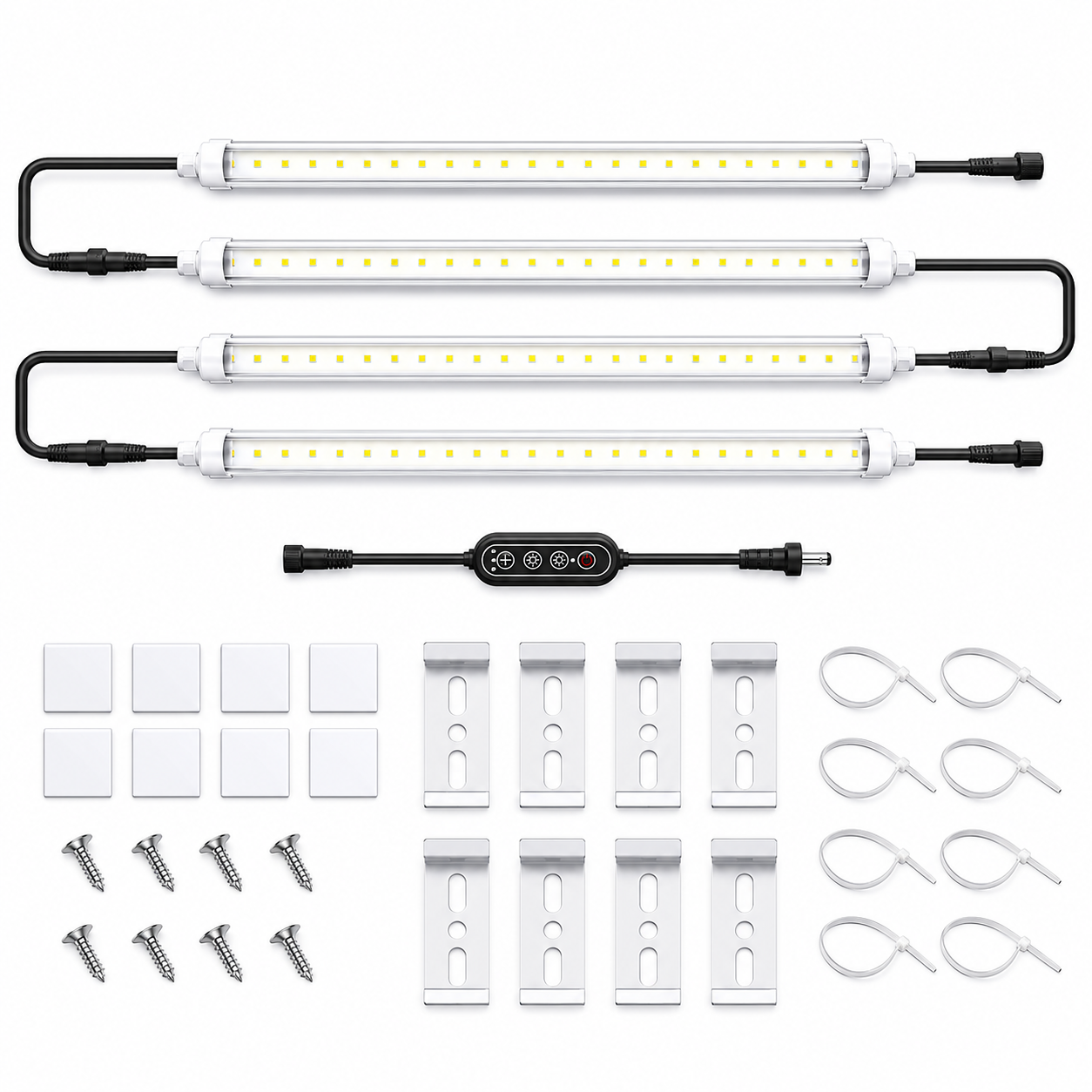 4 Pcs 10w T8 LED Grow Light Tubes