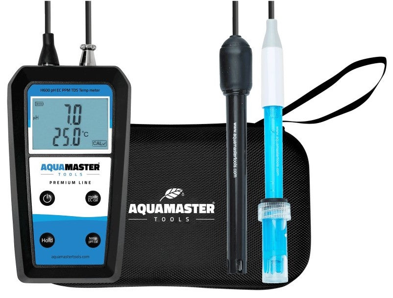 AquaMaster Tools H600 Pro Handheld Meter - pH, EC, PPM, TDS, temp