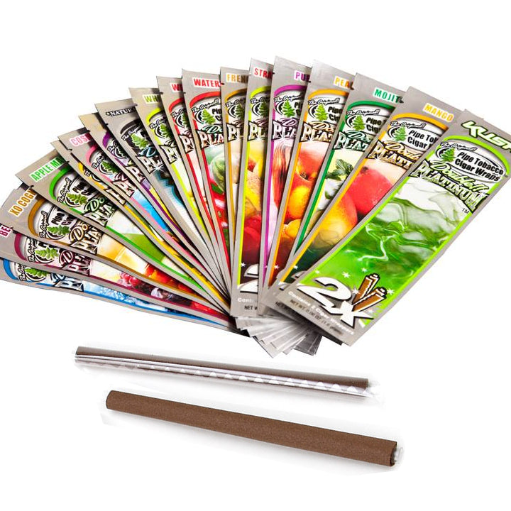 Blunt Wrap Double Platinum - 25 Packs of 2