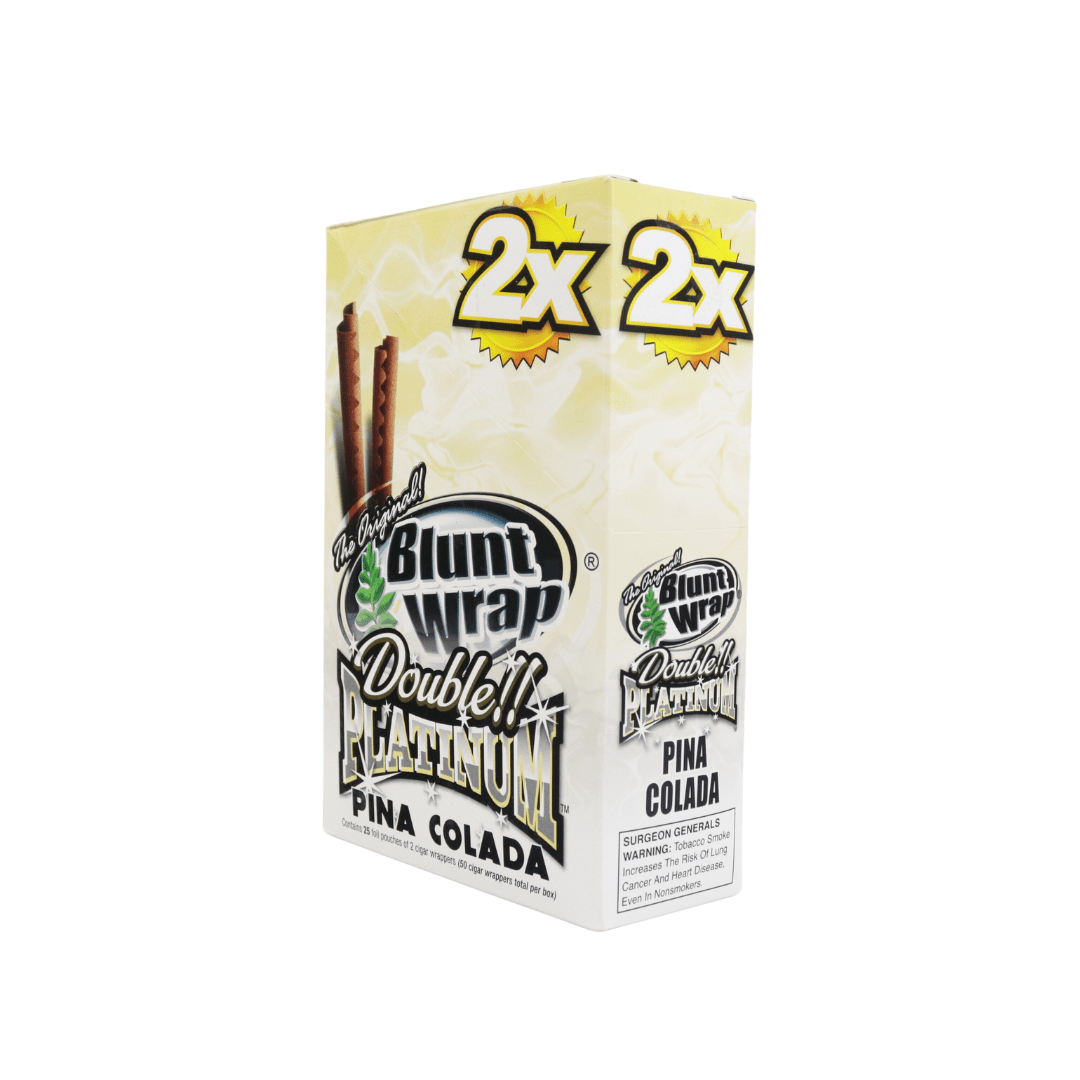 Blunt Wrap Double Platinum - 25 Packs of 2 - Hydro Herb Africa