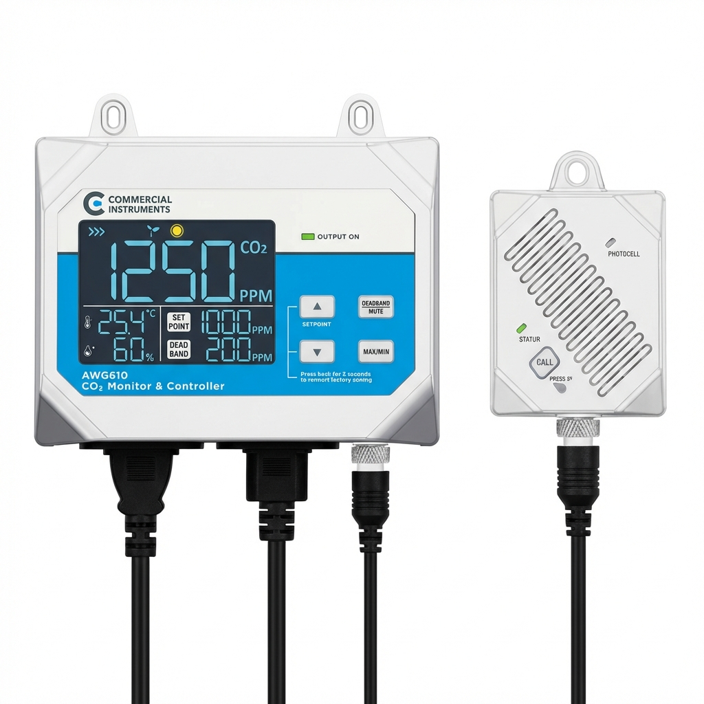 COMMERCIAL INSTRUMENTS CO2 Monitor and Controller