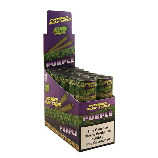 Cyclones Hemp Cones - 12 Packs of 2