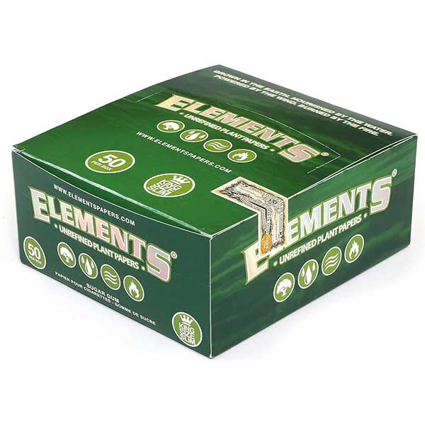 Elements Rolling Papers Kingsize - Box of 50 Packs