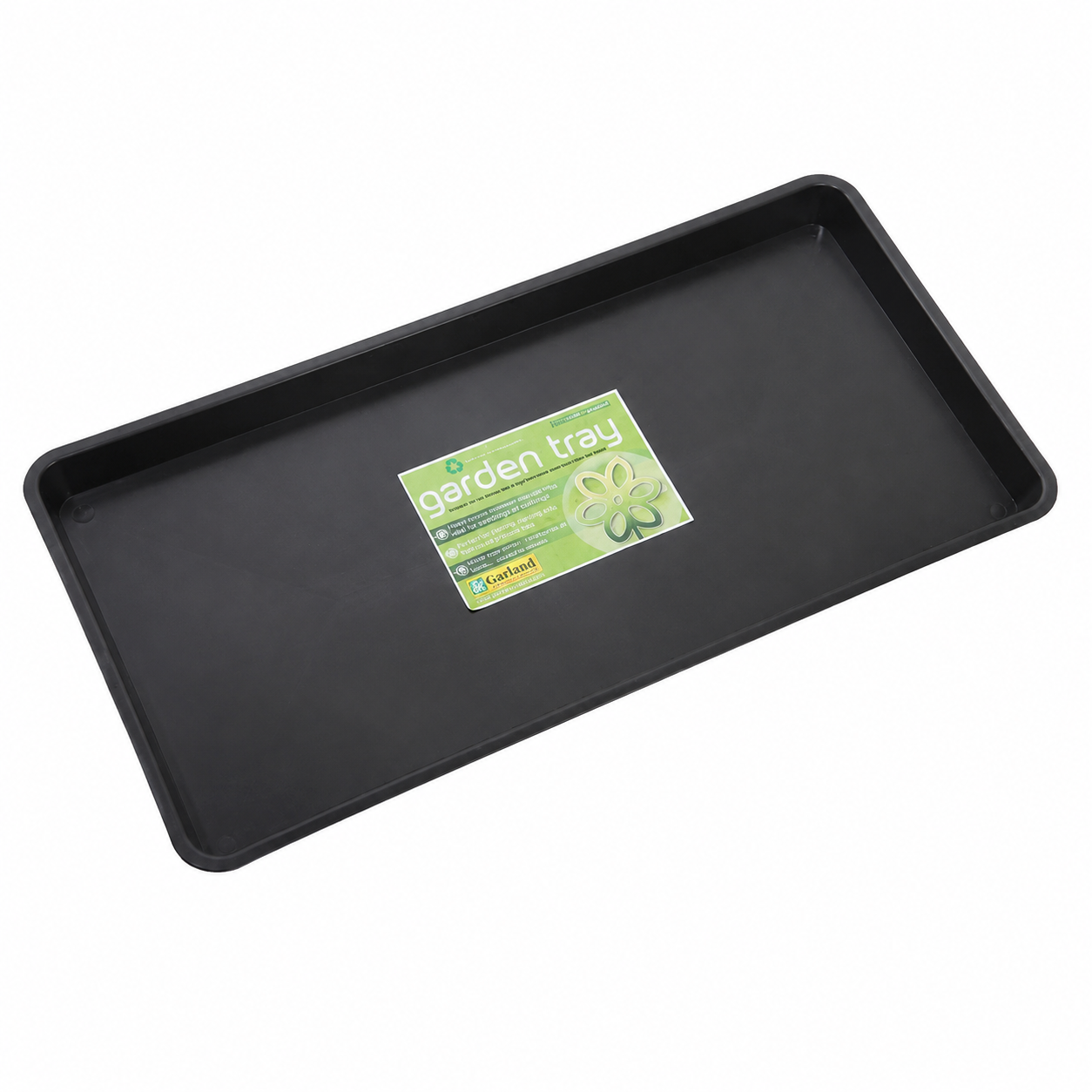 Garland Maxi Garden Tray - 5cm Depth 79cm x 40cm x 5cm Black
