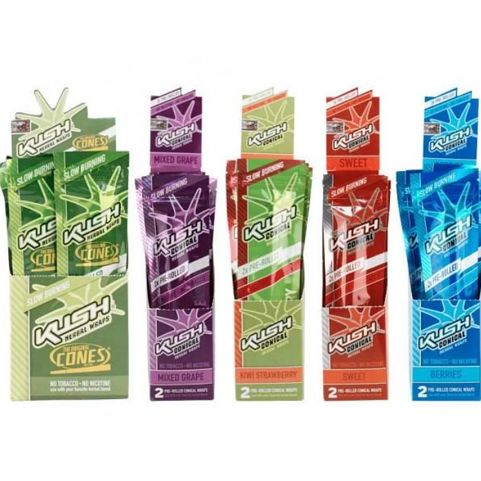 KUSH Hemp Wraps - 15 Packs of 2 - Hydro Herb Africa