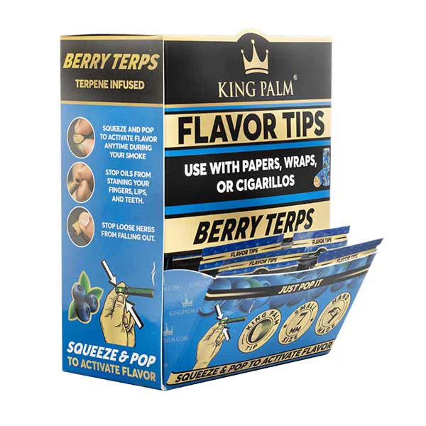 King Palm Flavoured Tips - 50 Packs of 2
