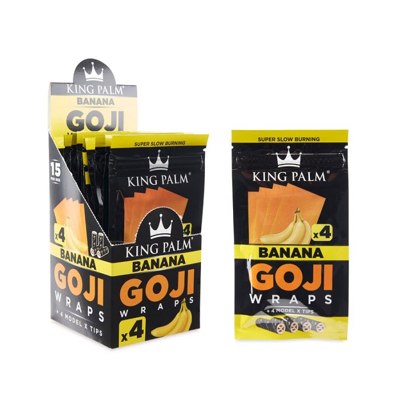 King Palm Goji Wraps - 15 Packs of 4