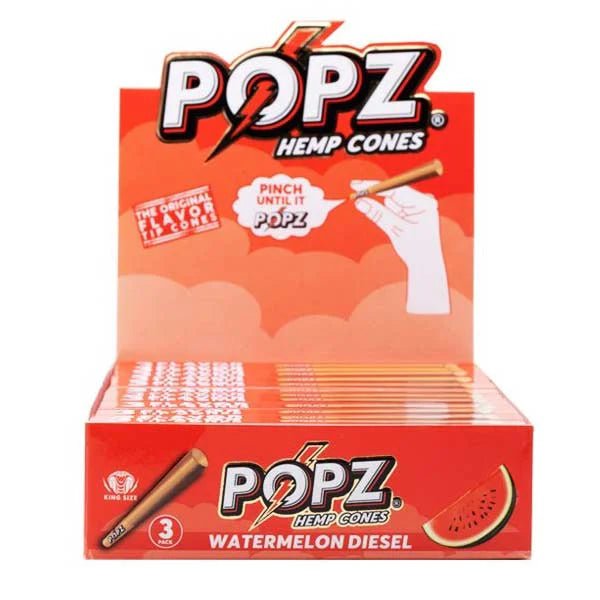 King Palm Popz Cones Kingsize - 12 Packs of 3 - Hydro Herb Africa