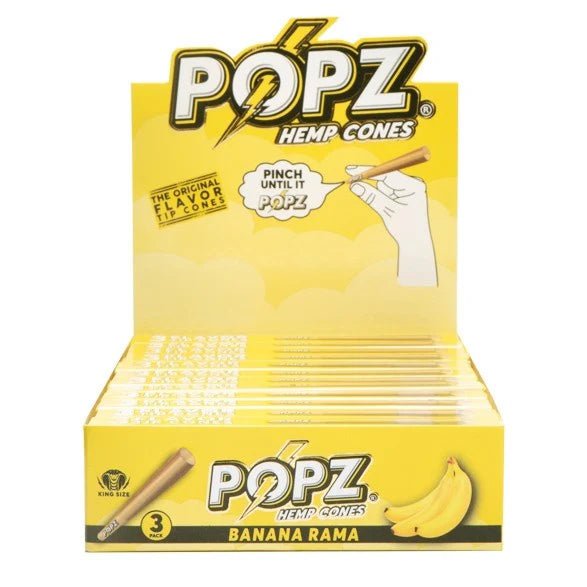 King Palm Popz Cones Kingsize - 12 Packs of 3 - Hydro Herb Africa