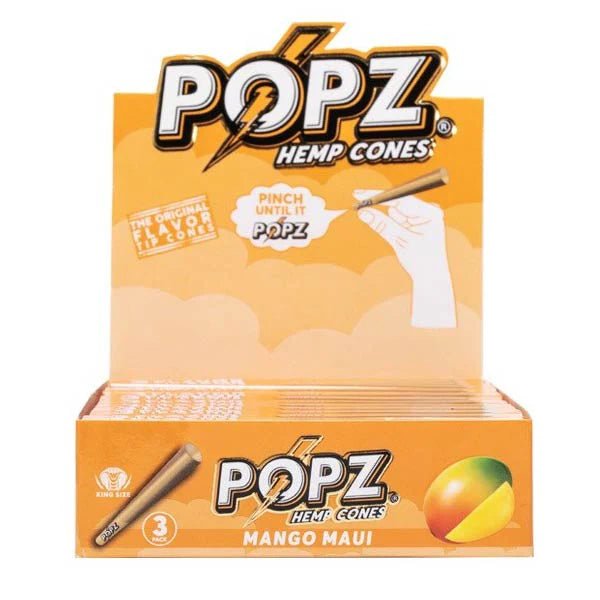 King Palm Popz Cones Kingsize - 12 Packs of 3 - Hydro Herb Africa