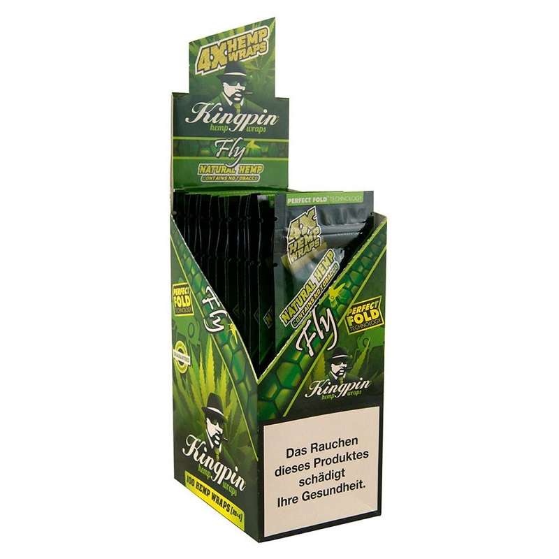KingPin Hemp Wrap - 25 Packs of 4 - Hydro Herb Africa