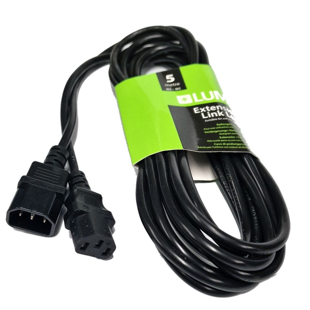 LUMii Extension/Link Lead - 5m - 3 x 0.75mm Core - Hydro Herb Africa