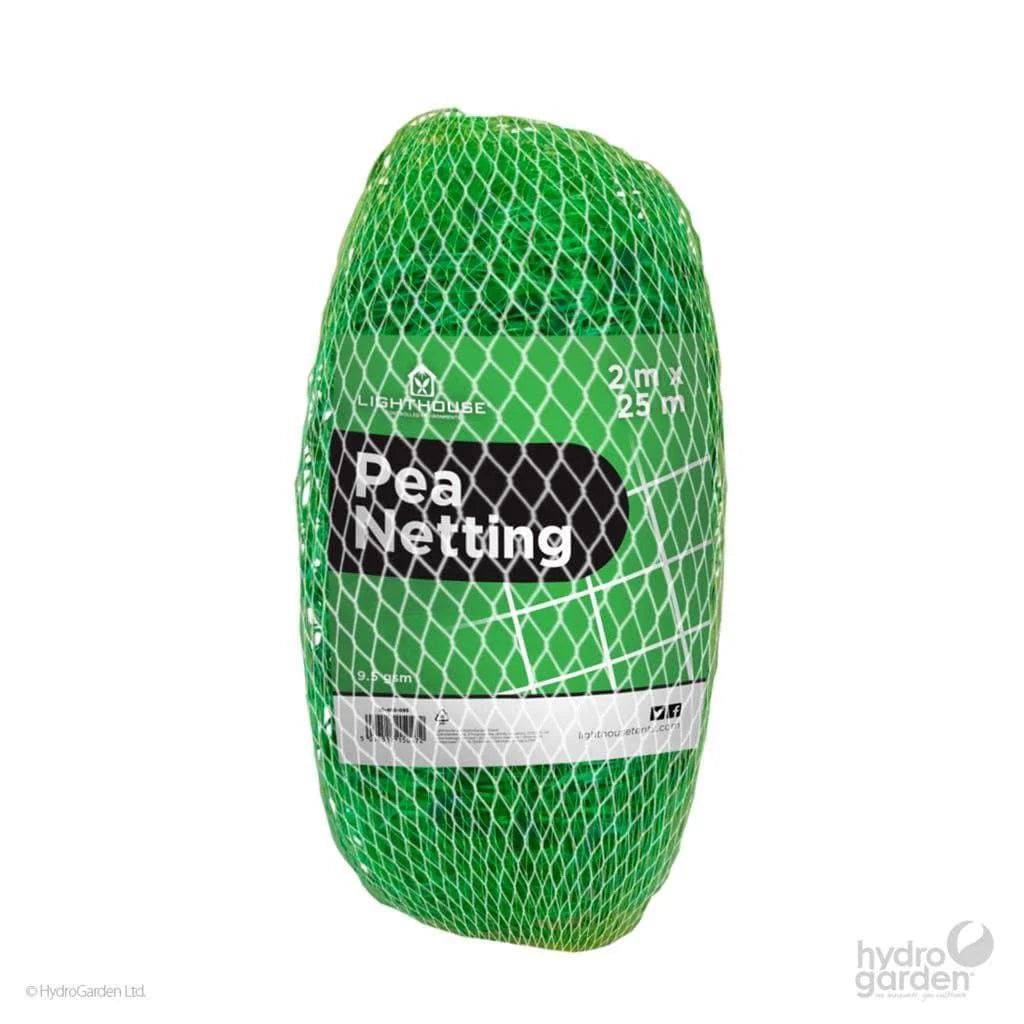 LightHouse 2m x 25m Pea Netting (15cm x 15cm)