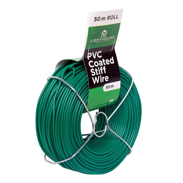 LightHouse PVC Coated Stiff Wire - 50m