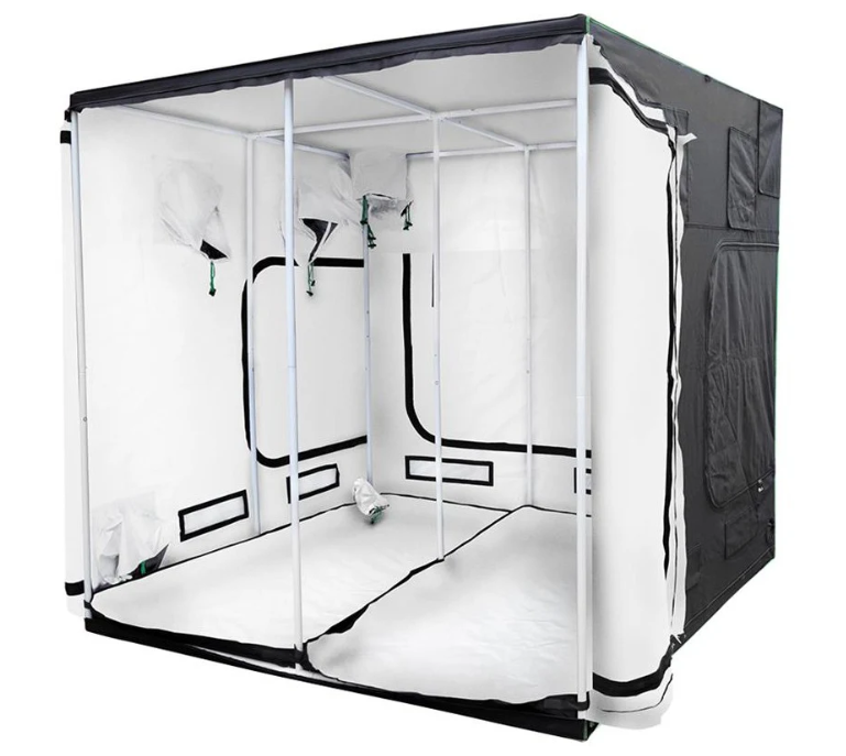LightHouse WHITE 2.4m Tent - 2.4m x 2.4m x 2m