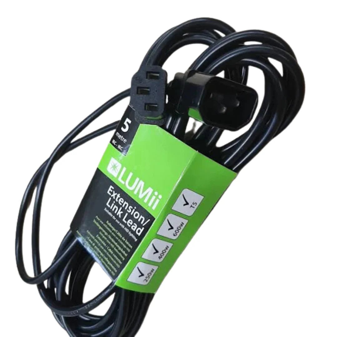 LUMii Extension/Link Lead - 5m - 3 x 0.75mm Core - Hydro Herb Africa