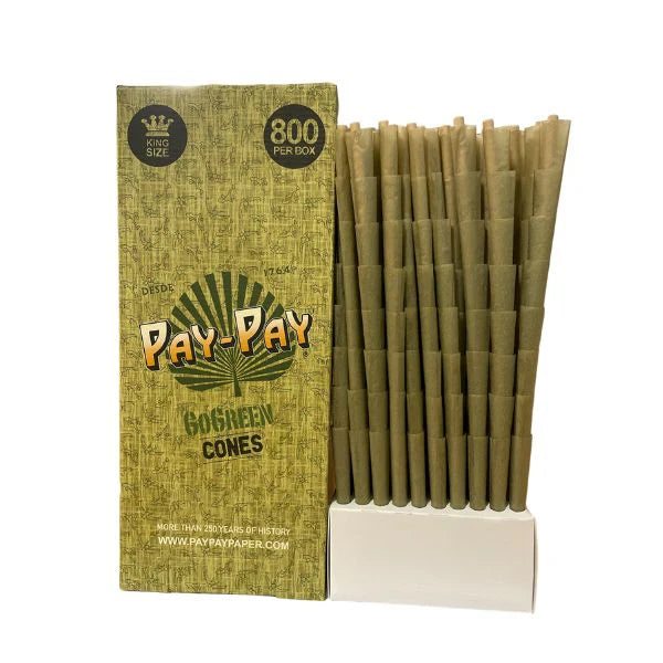 Pay-Pay GoGreen Cones Kingsize - Box of 800