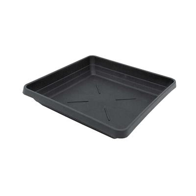 PotKing Square Saucer - Black