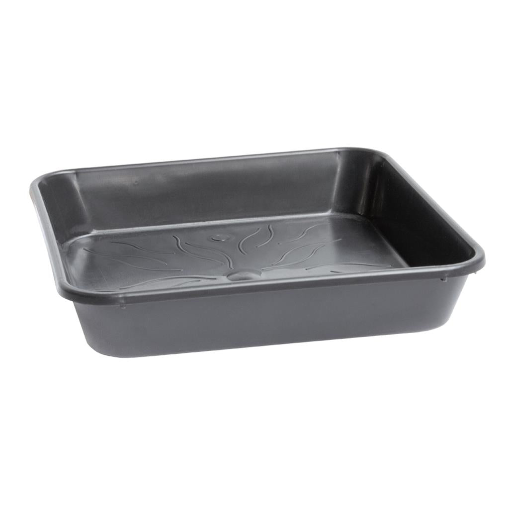 PotKing Square Saucer - Black
