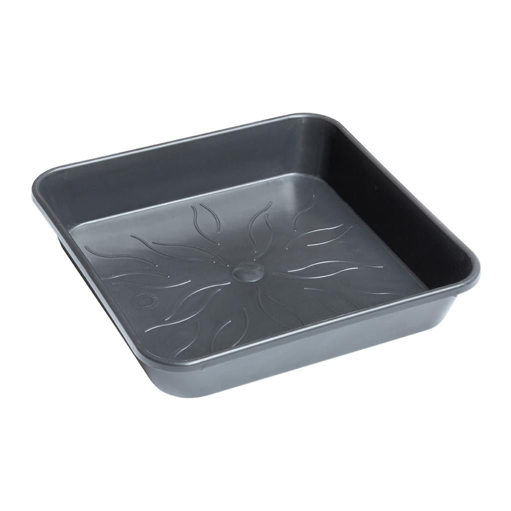 PotKing Square Saucer - Black