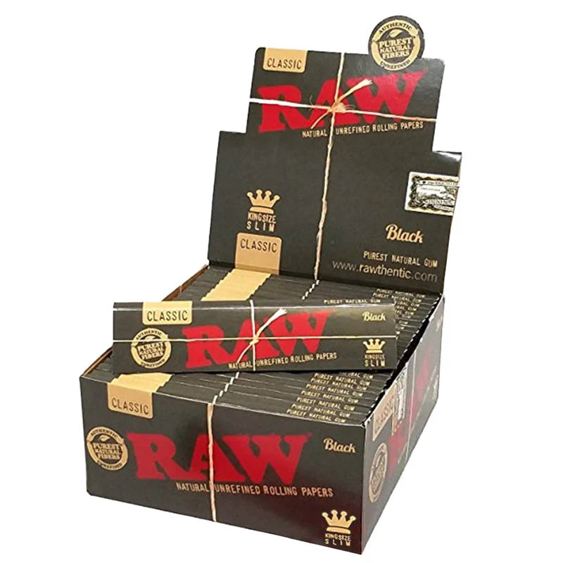 RAW Black Kingsize - Box of 50