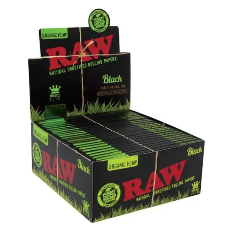 RAW Black Organic Kingsize - Pack of 50