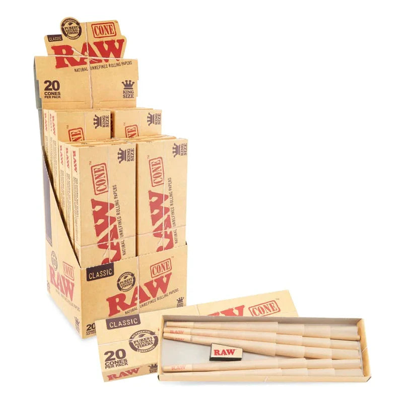 RAW Cones Classic Kingsize 20's - Pack of 20