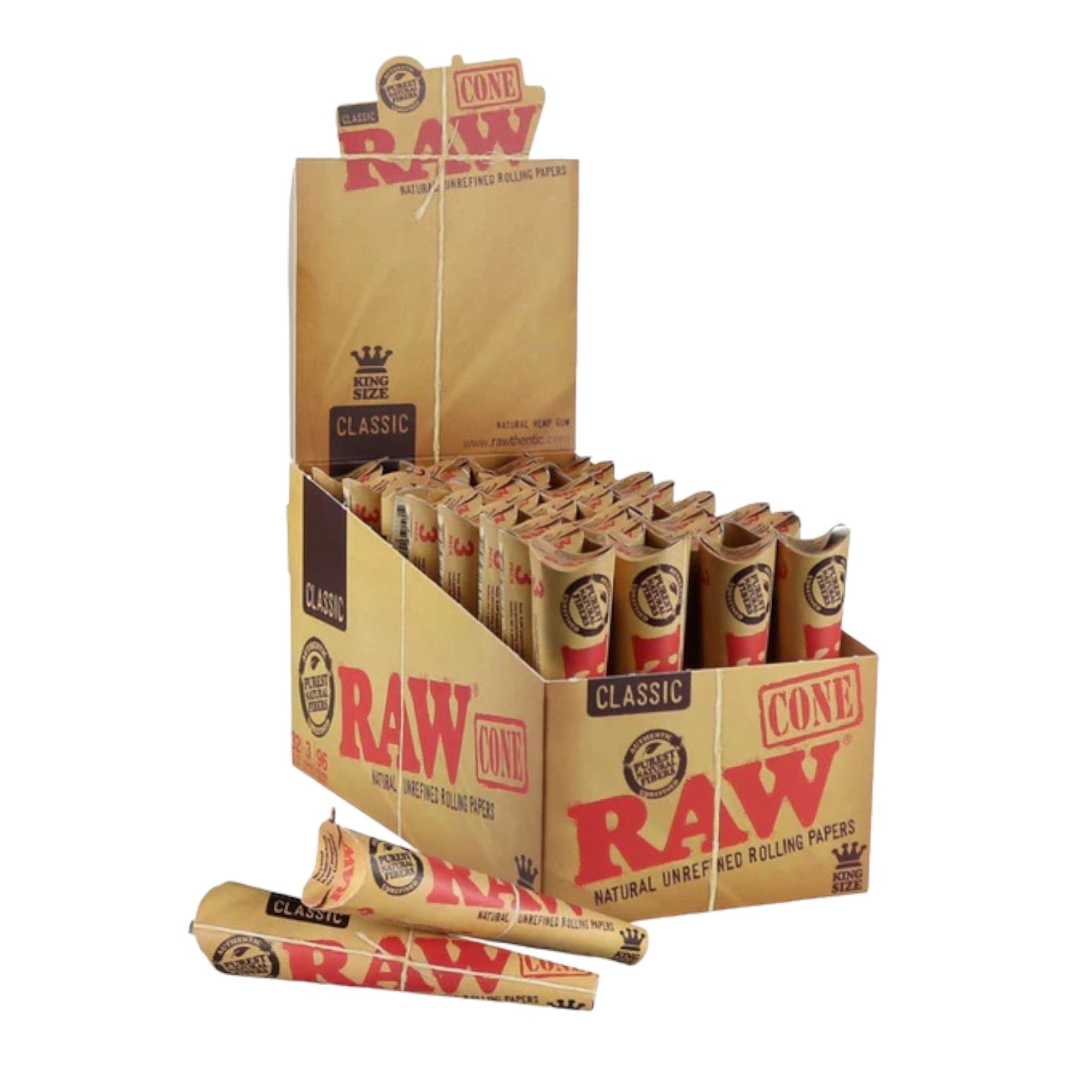 RAW Cones Kingsize - Box of 32