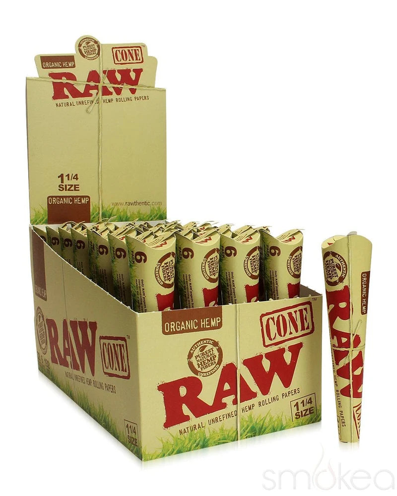 RAW Cones Organic 1&1/4