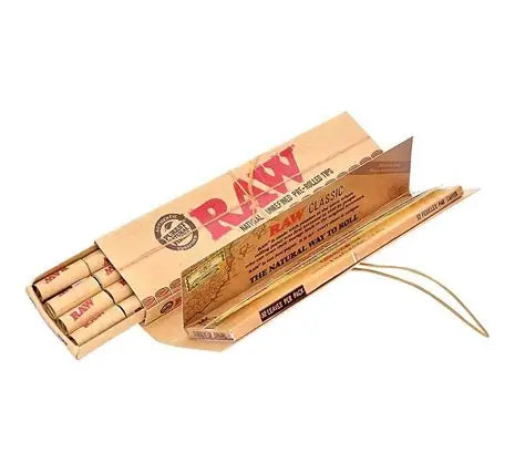 RAW Kingsize + Pre-Rolled Tips - 24 Packs of 32 & 24