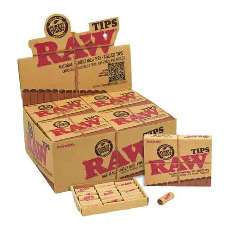RAW Pre Rolled Tips - Box of 20