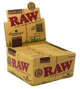 RAW Rolling Papers + Tips Organic Range - Box of 24 Packs