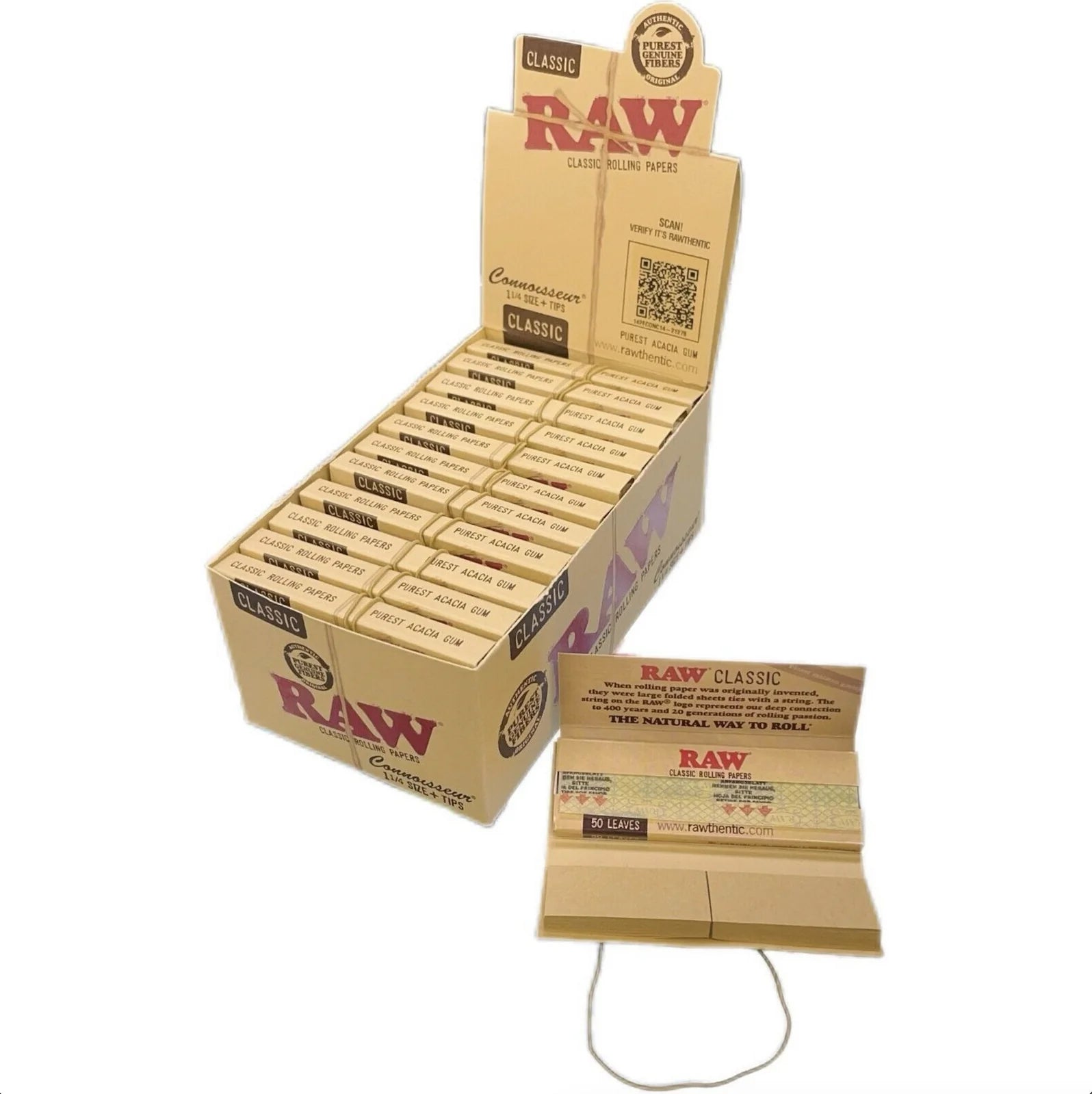 RAW Standard 1&1/4 - Box of 24