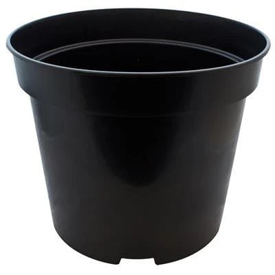 Round Black Pots