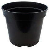 Round Black Pots