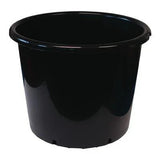 Round Black Pots