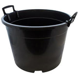 Round Black Pots
