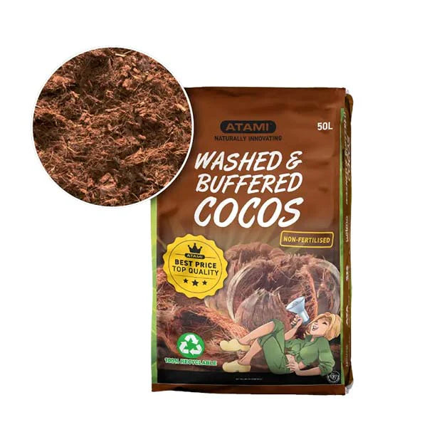 Washed and Buffered Cocos 50L