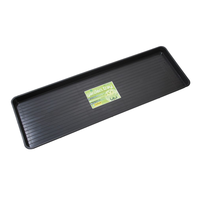 Garland Jumbo Garden Tray - 5cm Depth 117cm x 40cm x 5cm - Black