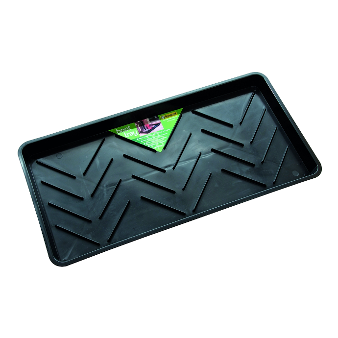 Garland Boot Tray -4cm Depth 79cm x 40cm x 4cm - Black
